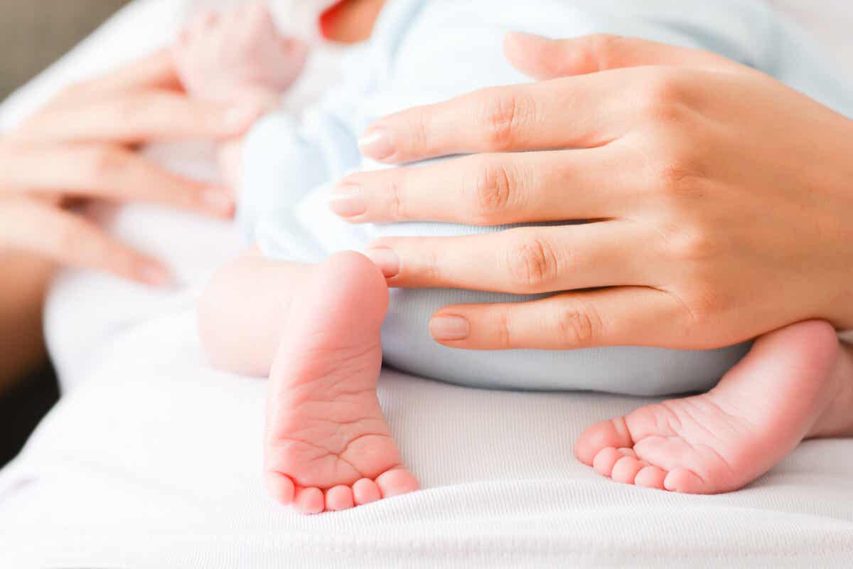 Voetjes van een baby