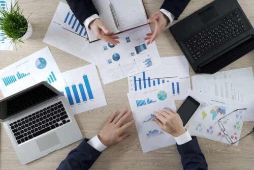 Laptops en grafieken