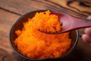Masago: de voedingsstoffen en het gebruik van viskuit