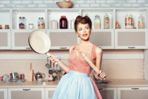 Pin-up stijl voor huisdecoratie: 6 ideeën