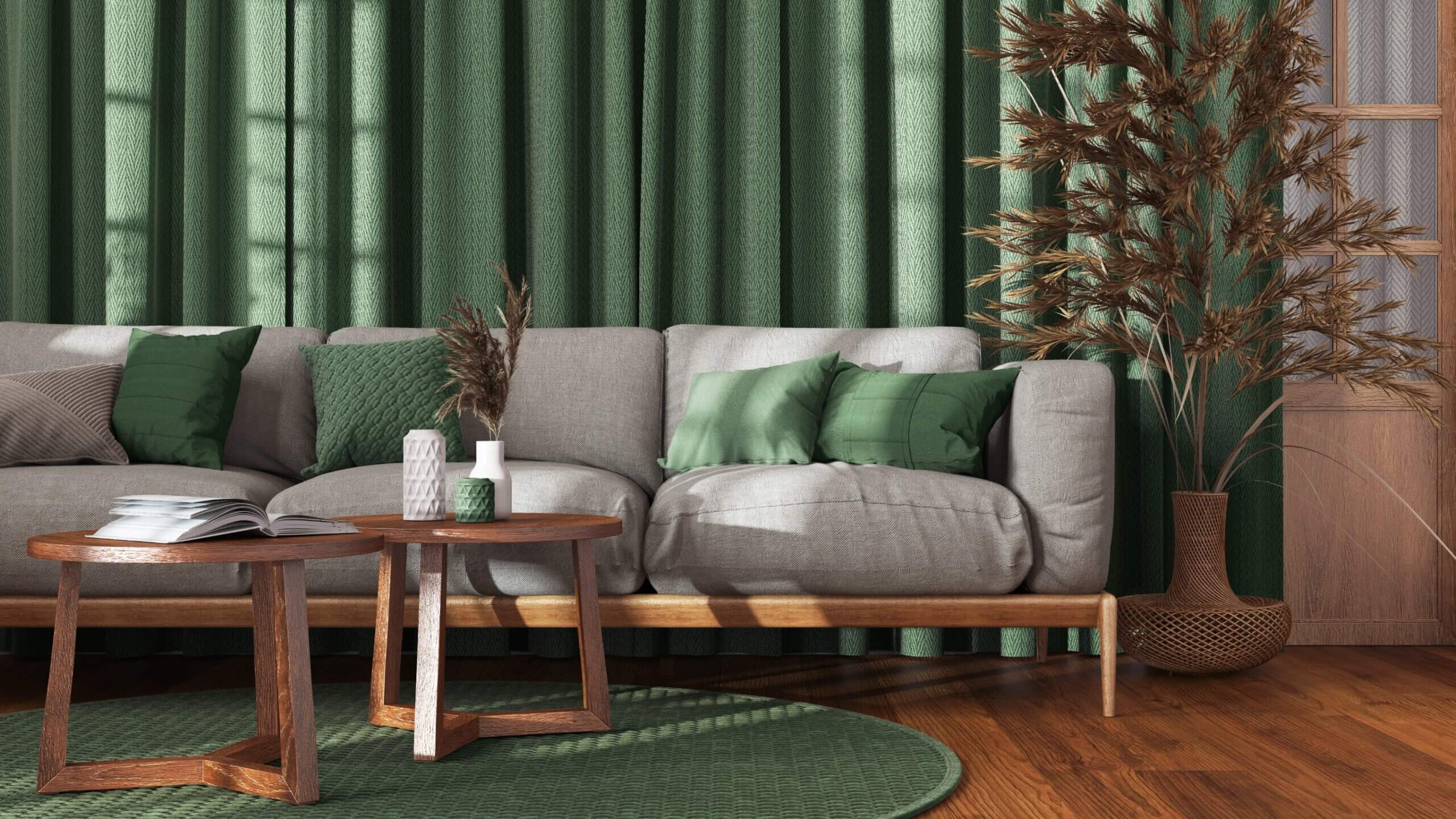 Band plooi gordijnen